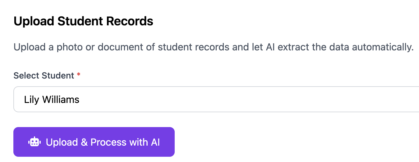 AI-powered auto-import of existing records